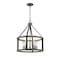 Z-Lite Kirkland 5 Light Pendant, Ashen Barnboard 472-5D-ABB - alternate 5